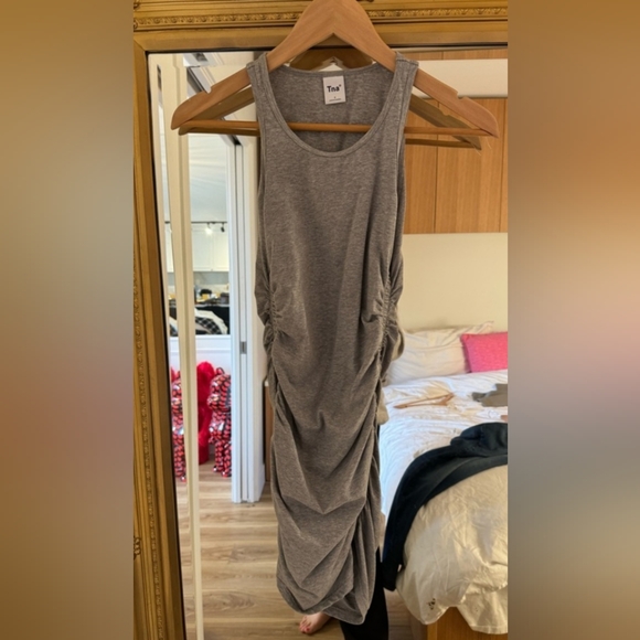 Aritzia TNA Chill Mini Dress - Grey - Picture 4 of 9